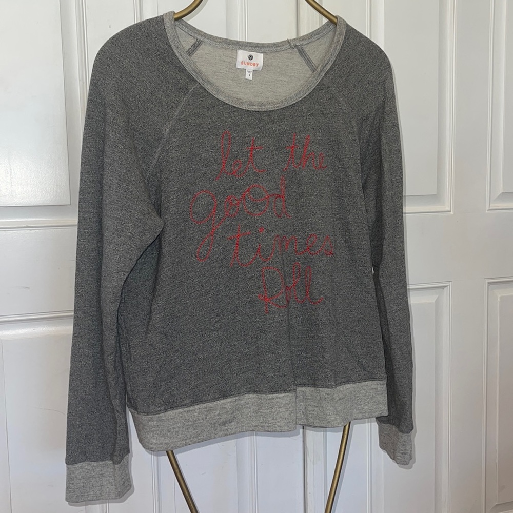 Sundry baseball sweatshirt - Picture 1 of 6